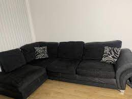 large black corner sofa dfs ebay