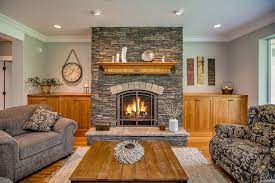 Build A Fireplace Rustic Living Room