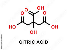 citric acid chemical formula citric