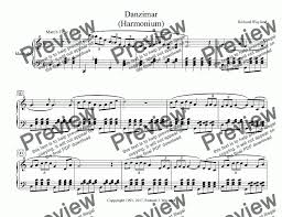Danzimar Harmonium For Solo Instrument Harmonium By Richard Wayland Sheet Music Pdf File To Download