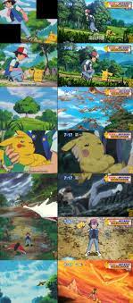 Episode 1 and Movie 20 side-by-side comparison | Pokémon