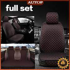 Universal Car Seat Cover Set Flax Seat