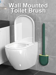 1pc Wall Mounted Toilet Brush Holder