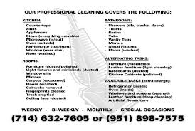 List Cleaning Service Under Fontanacountryinn Com