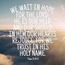 Image result for as we wait on the lord