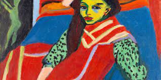 Chica sentada - Ernst Ludwig Kirchner - Historia Arte (HA!)