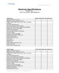 cleaning checklists and forms pack