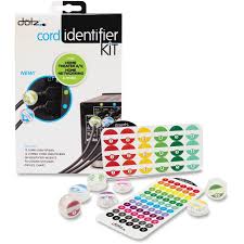 Dotz Cord Identifier Kit For Home And Office Cord Identification And Organization Identifies And Organizes Up To 12 Cord Or Cable Connections