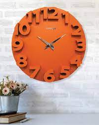 Buy Orange Wall Table Decor For Home