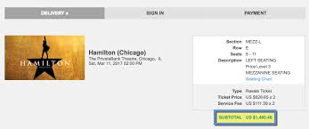 Hamilton Tickets Chicago For 120 Many Dates Still Open