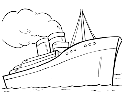 All we ask is that you recommend our content to friends and family and share your masterpieces on your website, social media profile, or blog! Boat Coloring Pages For Kids Coloring Home