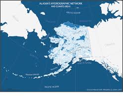 We have a more detailed satellite image of alaska without borough boundaries. Oc I Made A Map About Bodies Of Water Of Alaska Dataisbeautiful