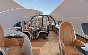 private jet designed for billionaires