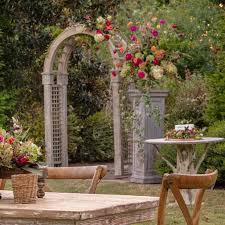 Rustic Metal Garden Arbor Antique