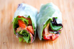 Do you eat the rice paper on spring rolls?