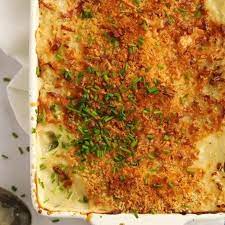easy fish pie with crunchy cheese topping