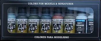 Rlm I Model Air Paint Set 8 Colors