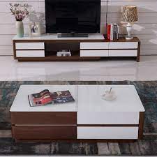 Classic Glossy Brownie Tv Unit With