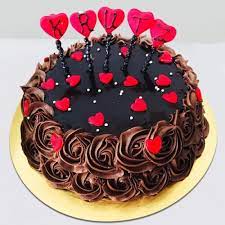 Oggi vi lascio qualche step fotografico del. Send Floral Design Romantic Chocolate Cake Online By Giftjaipur In Rajasthan