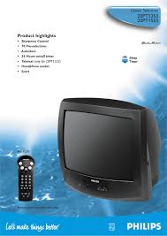 We suggest you get a user manual for any type of philips crt tv. Philips 20pt1553 20pt1353 User Manual Manualzz