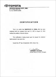Employment Certificate Sample In 2019 Certificate