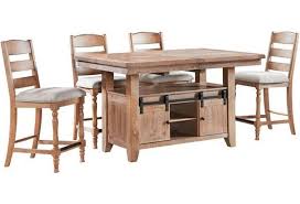 ( 4.6 ) out of 5 stars 5 ratings , based on 5 reviews current price $99.99 $ 99. Intercon Highland Relaxed Vintage 5 Piece Counter Height Table And Chair Set With Self Storing Leaf And Storage Wilson S Furniture Pub Table And Stool Sets
