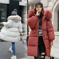 Womens Winter Coat Hooded Jacket Faux