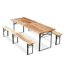 Foldable Beer Garden Table And Benches