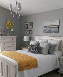 21 Grey And Yellow Bedroom Designs To