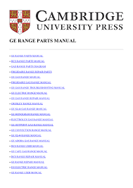 These codes help ge appliances. Ge Range Parts Manual Manualzz