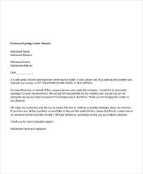 Company Apology Letter Under Fontanacountryinn Com