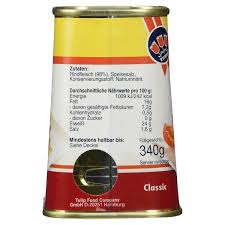 The one not good the production of corned beef isn't discussed much, as manufacturers believe consumers will likely. Tulip Corned Beef 340 G Amazon De Lebensmittel Getranke