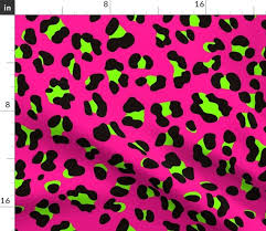neon pink lime green duvet cover pink