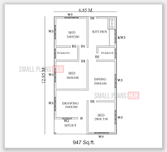 Low Budget Three Bedroom House Plans