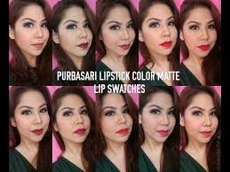 purbasari lipstick color matte lip