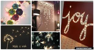 Diy String Light Backlit Canvas Art