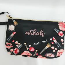 personalised cosmetic makeup pouch