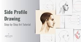 side profile drawing a step by step