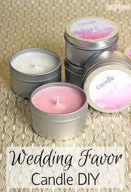 diy wedding favor candles soap queen