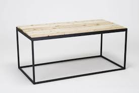 Steel And Timber Coffee Table By Gas