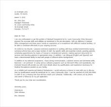 6 Medical Cover Letter Templates Free Sample Example