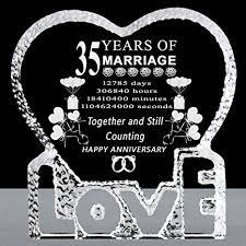 42 best 35th wedding anniversary gifts