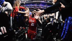When he is fully engaged in the game and get's the crowd. Sixers Joel Embiid Selected As Starter For 2021 Nba All Star Game Nbc10 Philadelphia