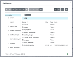 webdav file manager for bigcommerce
