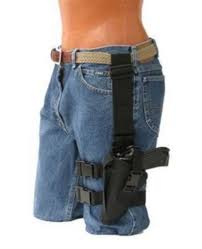 left hand tactical leg gun holster for
