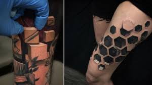 Umělec Vytváří 3d Tetování Která Tě Dostanou Podívej Se Na