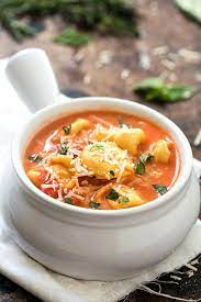 one pot creamy tomato tortellini soup