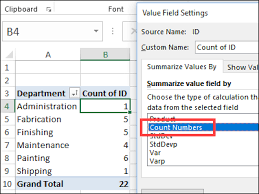 count missing pivot table data as zero