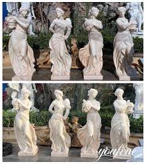 marble four season garden statues