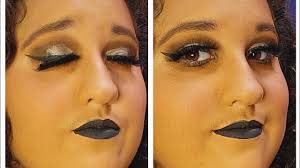 black lips makeup tutorial